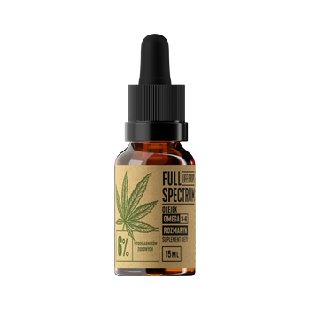 Full Spectrum Life Drops 6% CBD, olejek konopny, 15 ml