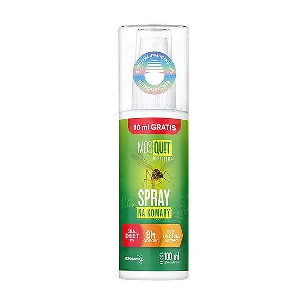MosQuit Repelent 20 DEET, spray na komary, 100 ml