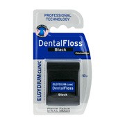 Elgydium Clinic Dental Floss, nić dentystyczna czarna, 50 m