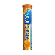 alt Vita C 1000 mg Activlab Pharma, tabletki musujące, smak pomarańczowy, 20 szt.
