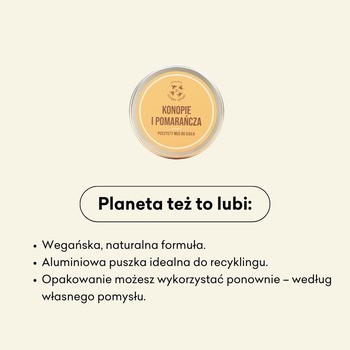 Mydlarnia 4 Szpaki, Konopie i Pomarańcza, mus do ciała, 150 ml