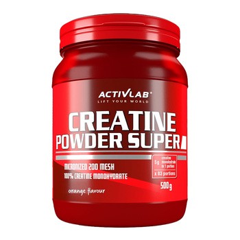 Activelab Creatine Powder Super, proszek, smak pomarańczowy, 500 g
