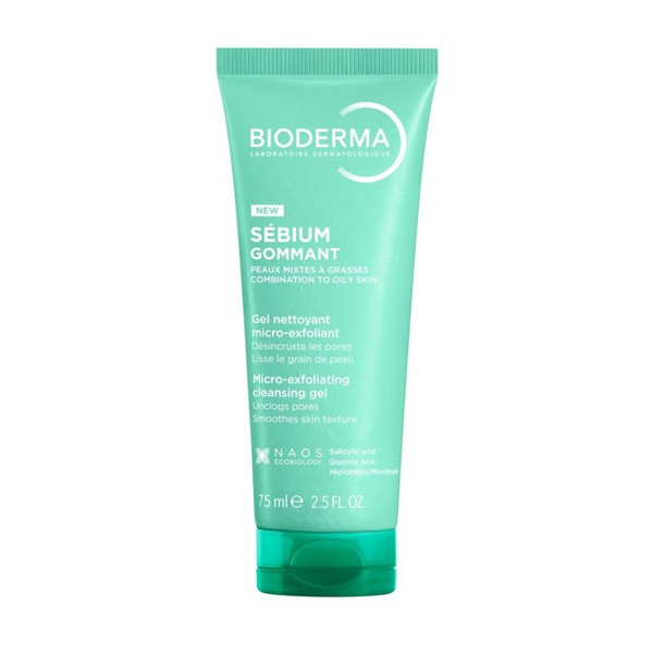 Bioderma Bioderma Sebium Gommant, peeling oczyszczający w żelu, 75 ml