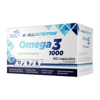 Allnutrition Omega 3 1000, kapsułki, 60 szt.