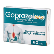 Goprazol Max, 20 mg, kapsułki dojelitowe, twarde, 14 szt.