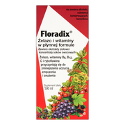 Floradix, płyn żelazo i witaminy, 500 ml