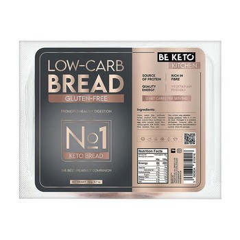 BeKeto, chleb keto, bezglutenowy, 190 g