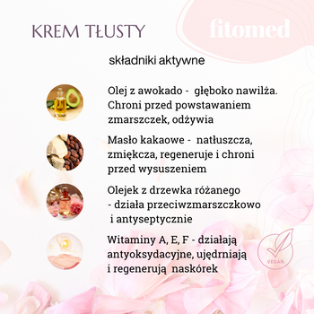 Fitomed, tradycyjny krem tłusty do cery suchej i dojrzałej na noc, 55 g