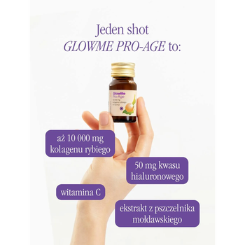 HealthLabs, GlowMe Pro-Age, płyn, smak pomarańczowy, 30 ml x 15 szt.