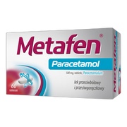 Metafen Paracetamol, 500 mg, tabletki, 60 szt.
