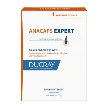 Ducray Anacaps Expert, kapsułki, 30 szt.