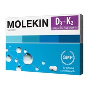 Molekin D3 + K2, tabletki powlekane, 30 szt.