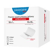 Pasocare Med, plaster opatrunkowy, jałowy, 10 cm x 10 cm, 50 szt.