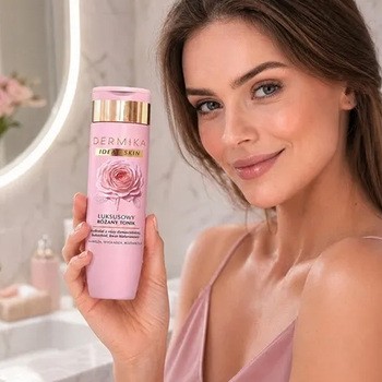 Dermika Ideal Skin, luksusowy różany tonik, 200 ml