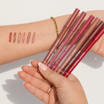 Gosh Velvet Touch Lip Liner, konturówka do ust, wodoodporna, 002 Antique Rose, 1,2 g