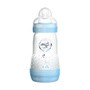 MAM Anti-Colic, butelka antykolkowa 4 m+, średni przepływ, niebieska, 260 ml