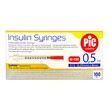 PiC Insulin Syringes, strzykawki insulinowe, jednorazowe, 0,5 ml 31G x 8 mm, 100 szt.
