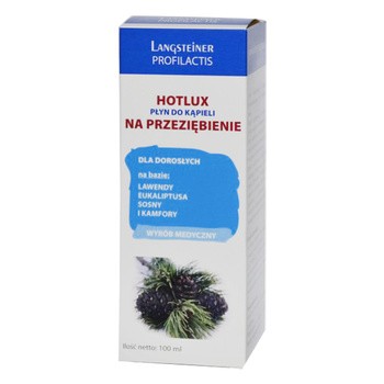 Hot Lux, płyn do kąpieli na przeziębienie dla dorosłych, 100 ml