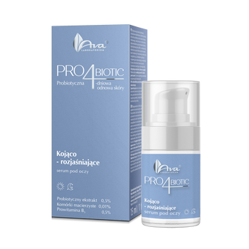Ava Pro4Biotic, kojąco-rozjaśniające serum pod oczy, 15 ml