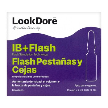 Lookdore IB+Flash, ampułki do rzęs i brwi, 2 ml, 10 szt.