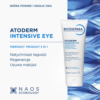 Bioderma Atoderm Intensive Eye, kojący krem 3w1, 100 ml