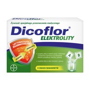 Dicoflor Elektrolity, proszek, 6 porcji (12 saszetek)