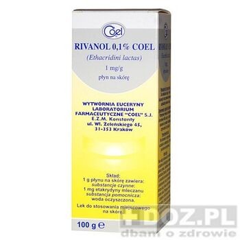 Rivanolum roztwór 0.1%, (Coel) 100 g