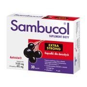 alt Sambucol Extra Strong, kapsułki dla dorosłych, 30 szt.