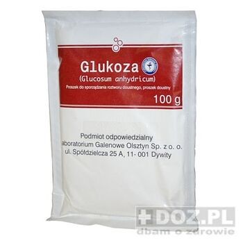 Glucosum, substancja, 100 g