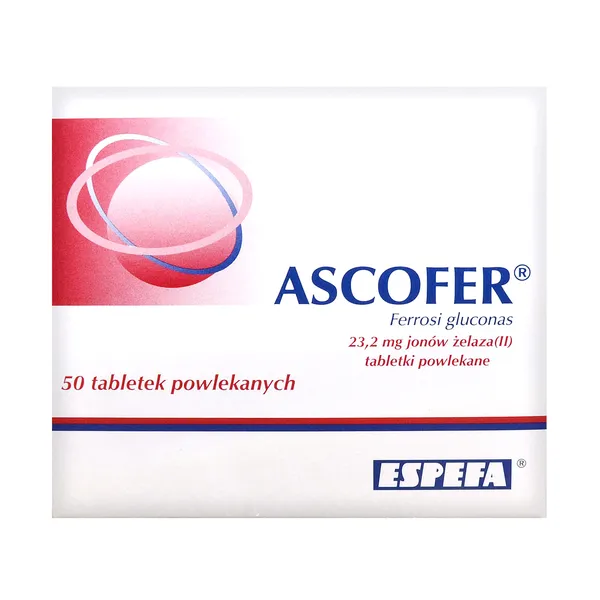 Żelazo 23,2 mg 50 tabletek [ESPEFA]