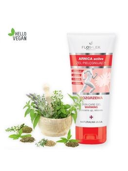 Flos-Lek Arnica Active, pielęgnujący żel rozgrzewający, 100 ml