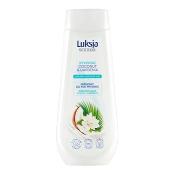Luksja Silk Care, żel pod prysznic, Coconut & Gardenia, 500 ml