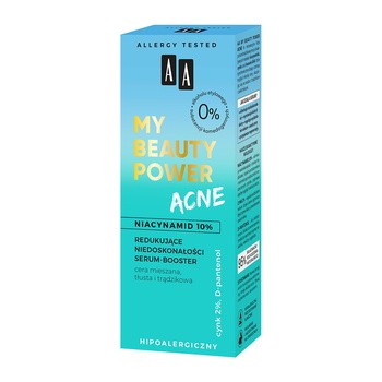 AA My Beauty Power, redukujące niedoskonałości serum-booster, 30 ml