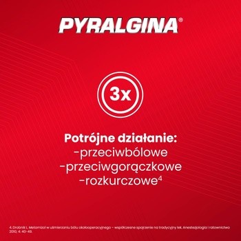 Pyralgina, 500 mg, tabletki, 12 szt.