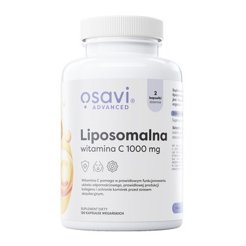 Osavi Liposomalna witamina C 1000 mg, kapsułki twarde, 120 szt.