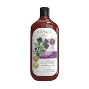 Flora by Ecos lab, Łopian, balsam do włosów z tendencją do łupieżu, 500 ml