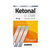 Ketonal Active, 50 mg, kapsułki twarde, 20 szt.