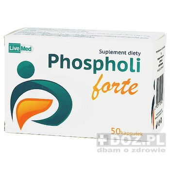Phospholi Forte, kapsułki, LiveMed, 50 szt.