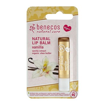 Benecos Natural Lip, balsam do ust, Wanilia, 4,8 g