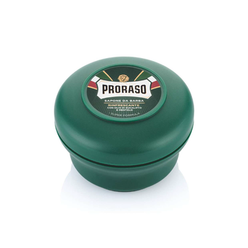 Proraso Green, mydło do golenia w tyglu o działaniu nawilżająco-ochronnym, 150 ml
