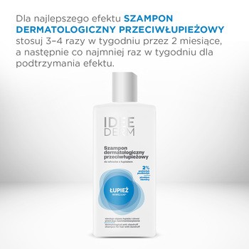 Idee Derm, dermatologiczny szampon przeciwłupieżowy, 300 ml