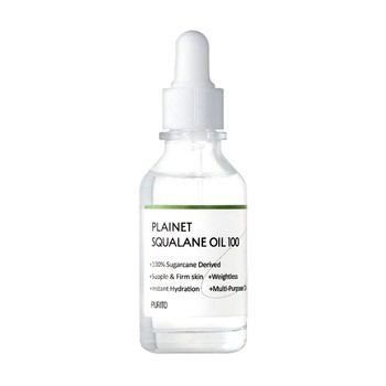 Purito, Plainet Squalane Oil 100, olejek z trzciny cukrowej, 30 ml