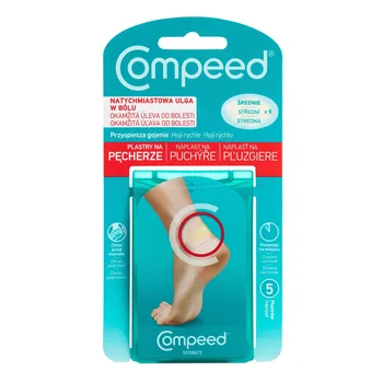 Compeed plastry na pęcherze średnie 5 szt. [Laboratoire HRA Pharma]