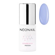 Neonail Cover Base Protein, baza hybrydowy Pastel Blue, 7,2 ml