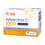 DOZ Product Witamina C 1000 + bioflawonoidy, kapsułki, 60 szt.