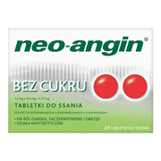 Neo-Angin bez cukru, tabletki do ssania, 24 szt.