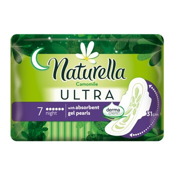 Naturella Ultra Night, podpaski higieniczne, 7 szt.