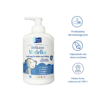Skarb Matki, delikatne mydełko w płynie, dla niemowląt i dzieci, 275 ml
