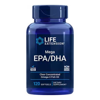 Life Extensions Mega EPA/DHA, kapsułki, 120 szt.