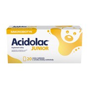 Acidolac Junior, misio-tabletki, smak białej czekolady, 20szt. https://azcdn.doz.pl/image/d/product/10cd8257-scale-180x180.png